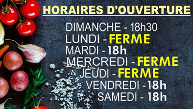 Le Black Dog Horaires